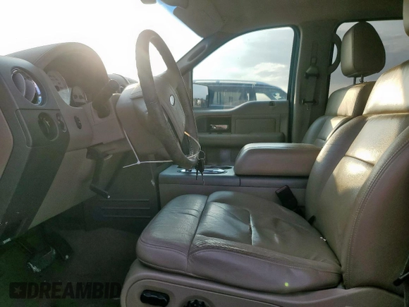 2005 Ford F-150 XLT with VIN 1FTPW12555FB18691, listed as a Copart auction lot 59282695 with 169,451 mi miles and Clean title. Bid and sale history available at DreamBid. Image 7.