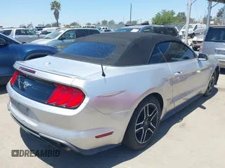 2018 Ford Mustang EcoBoost Premium with VIN 1FATP8UH0J5154967, listed as a IAAI auction lot 42395409 with 105,986 mi miles and . Bid and sale history available at DreamBid. Image 4.