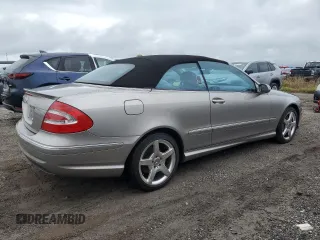 2005 Mercedes-Benz CLK 500 with VIN WDBTK75G35T044178, listed as a Copart auction lot 73940824 with Not Provided miles and Salvage Title. Bid and sale history available at DreamBid. Image 3.