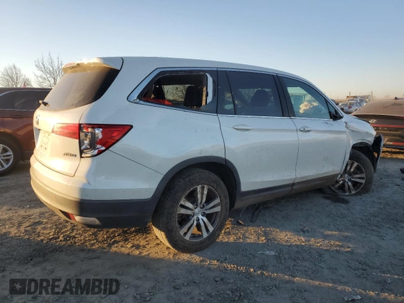 2017 Honda Pilot EX-L with VIN 5FNYF6H59HB032608, listed as a Copart auction lot 42244755 with 151,564 mi miles and Salvage Title. Bid and sale history available at DreamBid. Image 3.