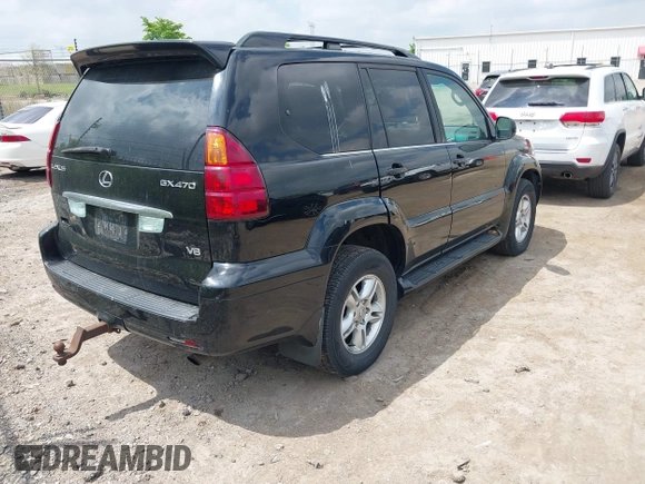 2003 Lexus GX 470 with VIN JTJBT20X230011298, listed as a IAAI auction lot 42251252 with 177,140 mi miles and . Bid and sale history available at DreamBid. Image 4.