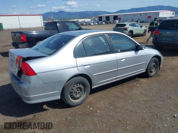 2005 Honda Civic LX with VIN 2HGES16575H537655, listed as a IAAI auction lot 42087479 with 189,307 mi miles and . Bid and sale history available at DreamBid. Image 4.