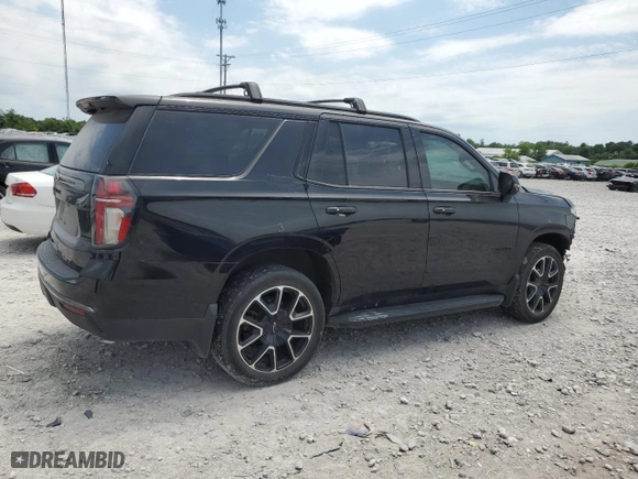 2021 Chevrolet Tahoe RST with VIN 1GNSKRKD2MR468523, listed as a Copart auction lot 60433184 with 60,943 mi miles and Salvage Title. Bid and sale history available at carsss.com. Image 3.