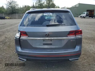 2022 Volkswagen Atlas SE with VIN 1V2KP2CA0NC522197, listed as a Copart auction lot 69316214 with 29,356 mi miles and Salvage title. Bid and sale history available at DreamBid. Image 6.