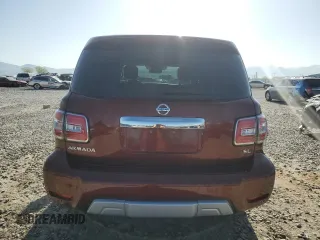 2018 Nissan Armada SL with VIN JN8AY2NC1J9557769, listed as a Copart auction lot 53961105 with 55,678 mi miles and Salvage Title. Bid and sale history available at carsss.com. Image 6.