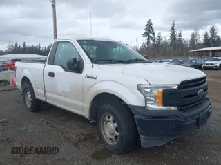 2019 Ford F-150 XL with VIN 1FTMF1CB0KKE51407, listed as a IAAI auction lot 41911128 with 135,119 mi miles. Bid and sale history available at carsss.com. Image 1.