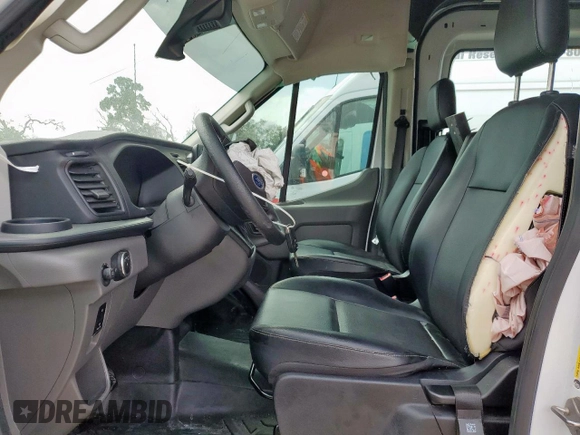 2021 Ford Transit Cargo with VIN 1FTBW3X85MKA89109, listed as a Copart auction lot 56777475 with Not provided miles and Salvage title. Bid and sale history available at DreamBid. Image 7.