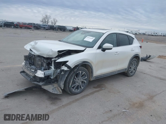 2023 Mazda CX-5 2.5 S Premium Plus Package with VIN JM3KFBEMXP0103278, listed as a IAAI auction lot 40954999 with 100,798 mi miles. Bid and sale history available at carsss.com. Image 19.