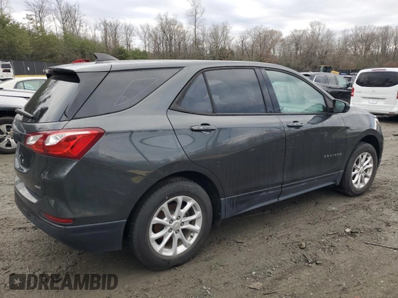 2019 Chevrolet Equinox LS with VIN 3GNAXSEV2KS607889, listed as a Copart auction lot 85197654 with 119,058 mi miles and Salvage Title. Bid and sale history available at DreamBid. Image 3.