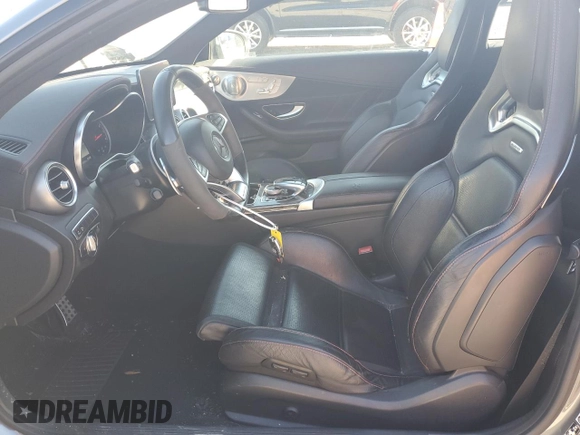 2017 Mercedes-Benz C 43 AMG with VIN WDDWJ6EB5HF521833, listed as a Copart auction lot 48008135 with 106,392 mi miles and Salvage Title. Bid and sale history available at carsss.com. Image 7.