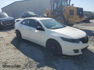 2010 Acura TSX with VIN JH4CU2F60AC016819, listed as a Copart auction lot 48773295 with 160,086 mi miles and Salvage Title. Bid and sale history available at carsss.com. Image 4.