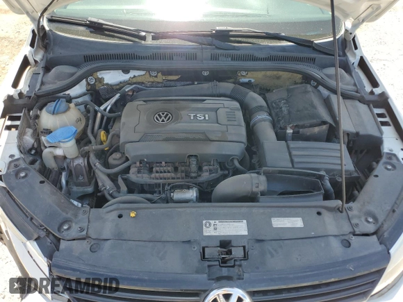 2014 Volkswagen Jetta SE with VIN 3VWD17AJ0EM267333, listed as a Copart auction lot 57684255 with 130,141 mi miles and Salvage title. Bid and sale history available at DreamBid. Image 11.
