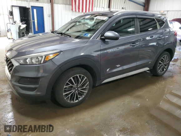 2019 Hyundai Tucson Sport z VIN KM8J3CAL8KU970286, wystawiony jako Copart lot #60280385 z przebiegiem 171 096 mil mil oraz Czysty tytuł • Clean title. Historia ofert i sprzedaży dostępna na DreamBid. Obrazek 1.