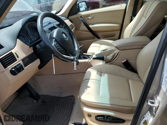2008 BMW X3 3.0si with VIN WBXPC93498WJ21985, listed as a Copart auction lot 63773455 with 134,440 mi miles and Clean title. Bid and sale history available at DreamBid. Image 7.