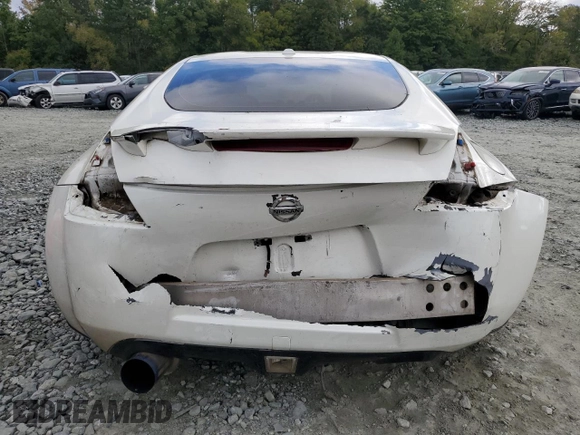 2013 Nissan 370Z with VIN JN1AZ4EH2DM381951, listed as a Copart auction lot 73913174 with 71,583 mi miles and Salvage Title. Bid and sale history available at carsss.com. Image 6.
