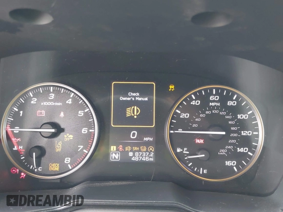 2022 Subaru Outback Wilderness с VIN 4S4BTGUDXN3159843, выставлен на аукционе IAAI как лот 42357708 с пробегом 48 746 миль миль и . История ставок и продаж доступна на DreamBid. Изображение 7.