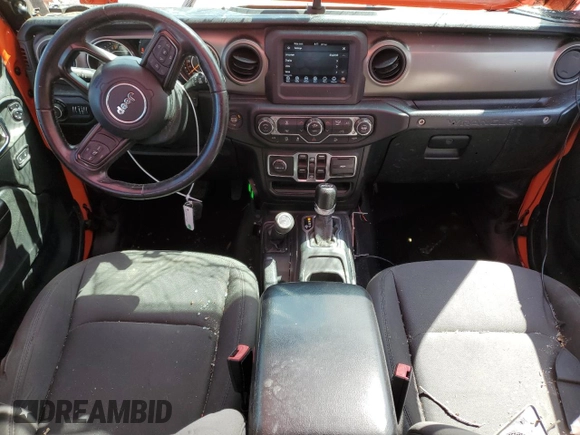 2018 Jeep Wrangler Unlimited Sport z VIN 1C4HJXDG1JW181009, wystawiony jako Copart lot #52145525 z przebiegiem 141 148 mil mil oraz Szkoda całkowita • Salvage title. Historia ofert i sprzedaży dostępna na DreamBid. Obrazek 8.