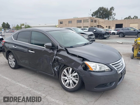 2014 Nissan Sentra SR with VIN 3N1AB7AP3EY268060, listed as a IAAI auction lot 42054280 with 105,855 mi miles and . Bid and sale history available at DreamBid. Image 1.