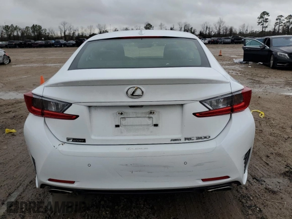 2017 Lexus RC with VIN JTHSM5BC0H5003592, listed as a Copart auction lot 44818705 with 51,871 mi miles and Salvage Title. Bid and sale history available at carsss.com. Image 6.
