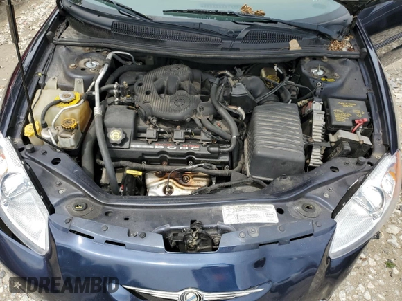 2001 Chrysler Sebring with VIN 1C3EL45U11N706855, listed as a Copart auction lot 62395804 with 78,725 mi miles and Non Repairable. Bid and sale history available at DreamBid. Image 11.