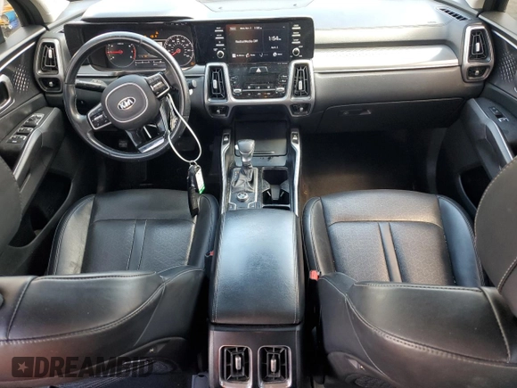 2021 Kia Sorento S with VIN 5XYRL4LC6MG008714, listed as a Copart auction lot 51532005 with 99,817 mi miles and Salvage Title. Bid and sale history available at carsss.com. Image 8.