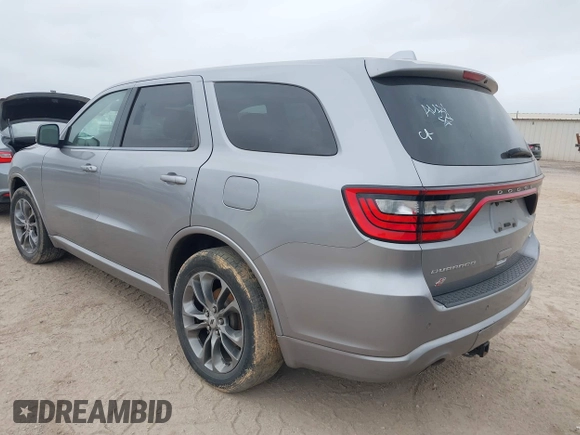 2019 Dodge Durango GT Plus with VIN 1C4RDJDG2KC651527, listed as a IAAI auction lot 41700297 with 202,945 mi miles and . Bid and sale history available at DreamBid. Image 3.