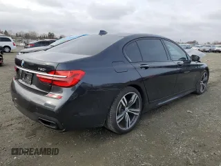 2016 BMW 7 Series 750i with VIN WBA7F0C5XGGM20402, listed as a Copart auction lot 86011914 with 90,123 mi miles and Salvage Title. Bid and sale history available at carsss.com. Image 3.