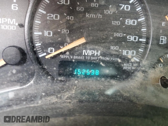 2002 Chevrolet Silverado 1500 LT with VIN 2GCEC19TX21275124, listed as a Copart auction lot 53451865 with 152,538 mi miles and Salvage Title. Bid and sale history available at DreamBid. Image 9.
