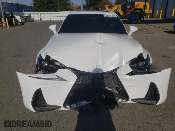 2020 Lexus IS with VIN JTHGZ1B21L5036925, listed as a Copart auction lot 84538224 with 45,831 mi miles and Salvage Title. Bid and sale history available at carsss.com. Image 5.