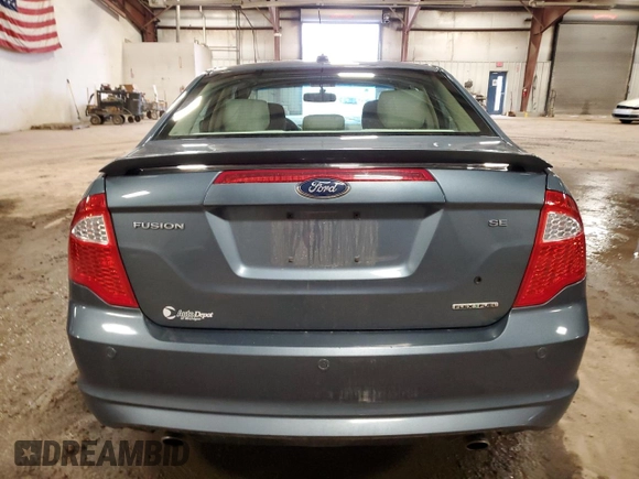 2012 Ford Fusion SE with VIN 3FAHP0HG0CR103610, listed as a Copart auction lot 50345795 with 76,762 mi miles and Clean Title. Bid and sale history available at DreamBid. Image 6.
