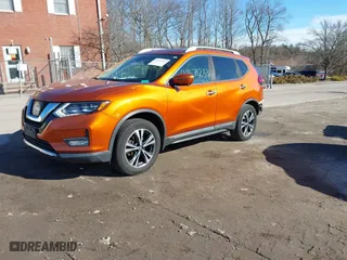 2017 Nissan Rogue SL with VIN 5N1AT2MV9HC762391, listed as a IAAI auction lot 41571253 with 127,929 mi miles. Bid and sale history available at carsss.com. Image 2.