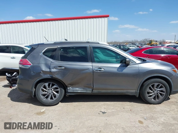 2016 Nissan Rogue SV with VIN 5N1AT2MTXGC874078, listed as a IAAI auction lot 41838624 with 140,561 mi miles. Bid and sale history available at carsss.com. Image 13.