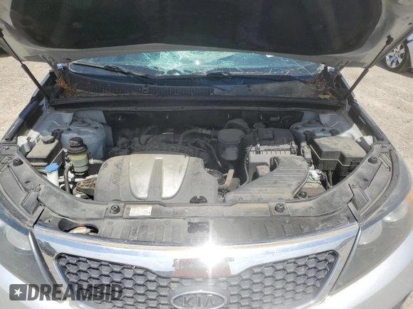 2013 Kia Sorento LX with VIN 5XYKT4A22DG327426, listed as a Copart auction lot 52212045 with 153,820 mi miles and Salvage Title. Bid and sale history available at carsss.com. Image 12.
