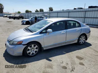 2006 Honda Civic LX with VIN 1HGFA16566L132222, listed as a Copart auction lot 65248765 with 65,486 mi miles and Salvage title. Bid and sale history available at DreamBid. Image 1.