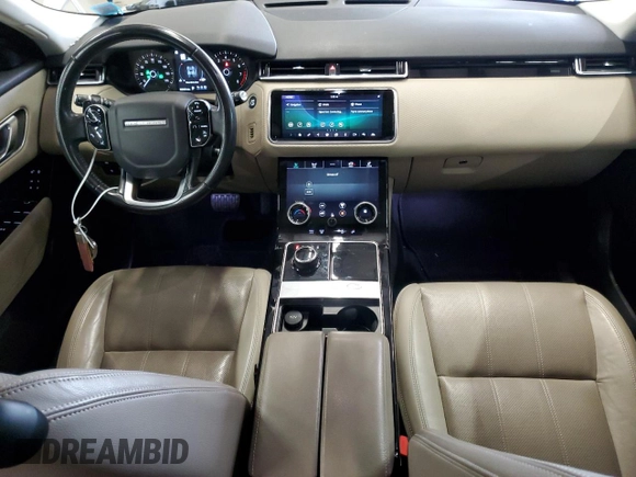 2018 Land Rover Range Rover Velar S z VIN SALYB2RXXJA726123, wystawiony jako Copart lot #55912895 z przebiegiem 85 357 mil mil oraz Czysty tytuł • Clean title. Historia ofert i sprzedaży dostępna na DreamBid. Obrazek 8.