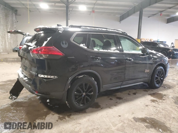 2017 Nissan Rogue SV with VIN 5N1AT2MV7HC768206, listed as a Copart auction lot 87382794 with 79,145 mi miles and Salvage Title. Bid and sale history available at carsss.com. Image 3.