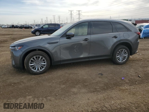 2024 Mazda CX-90 3.3 Turbo Preferred with VIN JM3KKBHD1R1114139, listed as a Copart auction lot 49285675 with 0 mi miles and Salvage Title. Bid and sale history available at carsss.com. Image 1.