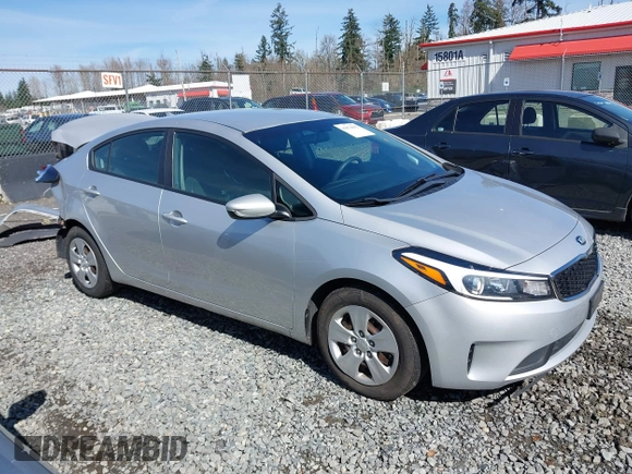 2017 Kia Forte LX with VIN 3KPFK4A7XHE018418, listed as a IAAI auction lot 41874292 with 87,608 mi miles. Bid and sale history available at carsss.com. Image 14.