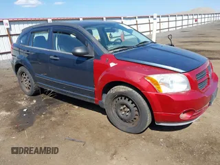 2007 Dodge Caliber SXT with VIN 1B3HB48B77D108825, listed as a IAAI auction lot 42096558 with 144,978 mi miles and . Bid and sale history available at DreamBid. Image 1.