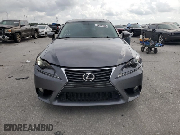 2014 Lexus IS 250 with VIN JTHBF1D21E5029444, listed as a Copart auction lot 59900835 with 157,047 mi miles and Salvage title. Bid and sale history available at DreamBid. Image 5.