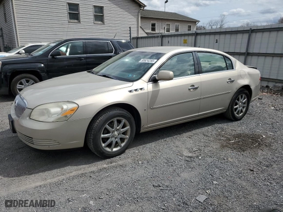 2008 Buick Lucerne CXL with VIN 1G4HD57278U203530, listed as a Copart auction lot 50624255 with 61,504 mi miles and Salvage Title. Bid and sale history available at carsss.com. Image 1.
