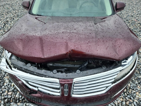 2017 Lincoln MKC Reserve with VIN 5LMCJ3C9XHUL70357, listed as a Copart auction lot 59607505 with 74,500 mi miles and Salvage title. Bid and sale history available at DreamBid. Image 12.