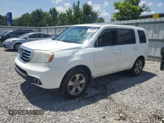 2012 Honda Pilot EX-L with VIN 5FNYF4H58CB067816, listed as a Copart auction lot 61539735 with 157,062 mi miles and Salvage title. Bid and sale history available at DreamBid. Image 1.