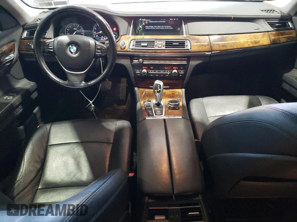 2014 BMW 7 Series 740Li xDrive with VIN WBAYF4C59ED281857, listed as a Copart auction lot 46331045 with 154,696 mi miles and Salvage Title. Bid and sale history available at carsss.com. Image 8.