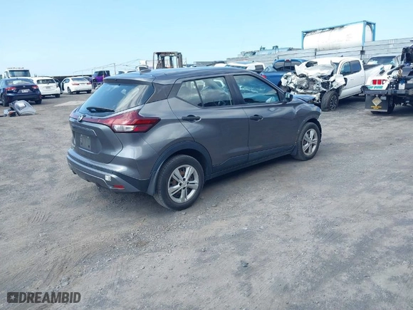 2021 Nissan Kicks S with VIN 3N1CP5BV5ML542866, listed as a IAAI auction lot 41536610 with 70,766 mi miles. Bid and sale history available at carsss.com. Image 4.