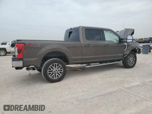 2017 Ford Super Duty F-250 SRW Lariat with VIN 1FT7W2BTXHEC53860, listed as a Copart auction lot 54782825 with 0 mi miles and Salvage Title. Bid and sale history available at carsss.com. Image 3.