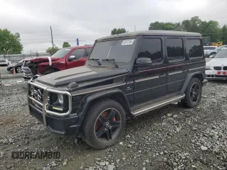 2014 Mercedes-Benz G-Class G 63 AMG with VIN WDCYC7DF2EX216331, listed as a Copart auction lot 53412184 with 127,266 mi miles and Clean Title. Bid and sale history available at carsss.com. Image 1.