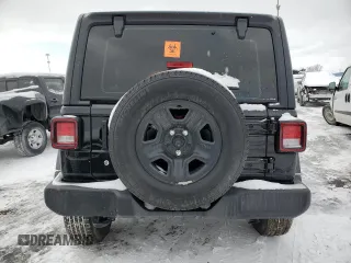 2022 Jeep Wrangler Unlimited Sport S z VIN 1C4HJXDG7NW227321, wystawiony jako Copart lot #45699695 z przebiegiem 25 369 mil mil oraz Szkoda całkowita • Salvage title. Historia ofert i sprzedaży dostępna na DreamBid. Obrazek 6.