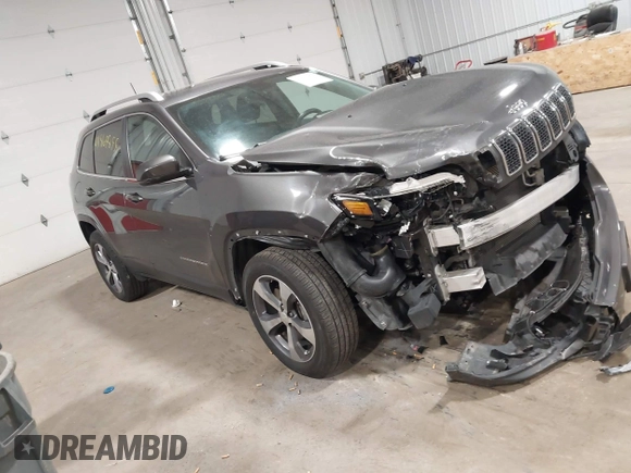 2019 Jeep Cherokee Limited with VIN 1C4PJMDN9KD207393, listed as a IAAI auction lot 41869899 with 71,245 mi miles. Bid and sale history available at carsss.com. Image 1.