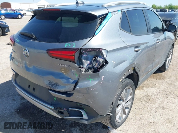 2021 Buick Encore GX Select with VIN KL4MMDSL4MB167826, listed as a IAAI auction lot 42014275 with 34,419 mi miles and . Bid and sale history available at DreamBid. Image 6.
